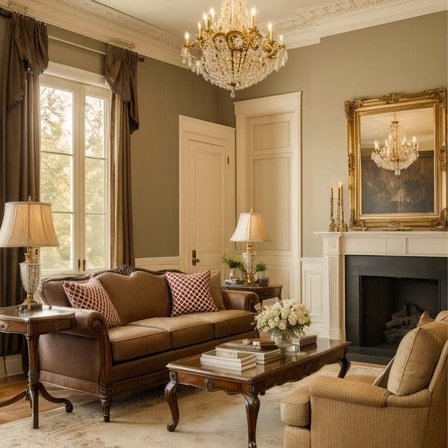 Modern Luxury Minimalist Hand-Woven Orange-Brown Cushion Pillow in the Living Room