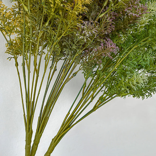 Plastic Artificial Green Plants Set details