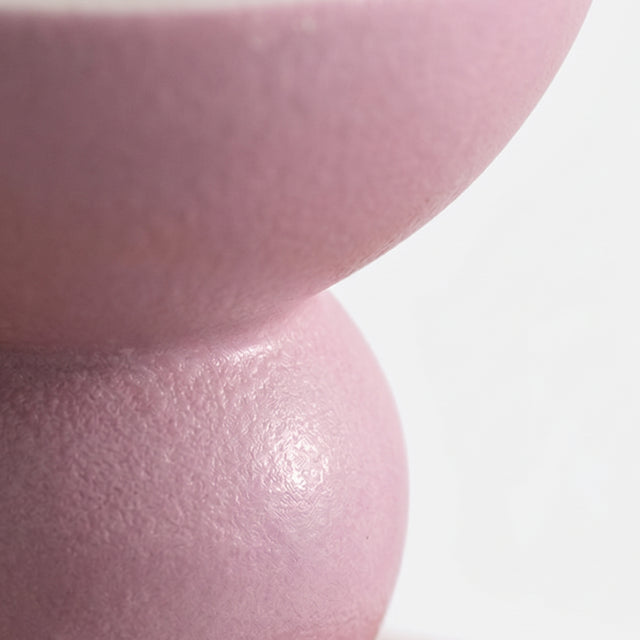 Purple Ceramic Surface Texture Detail