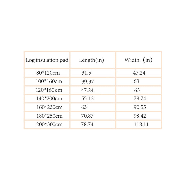 Reddish Brown Beige Geometric Grid Pattern Rug Size Chart 091048