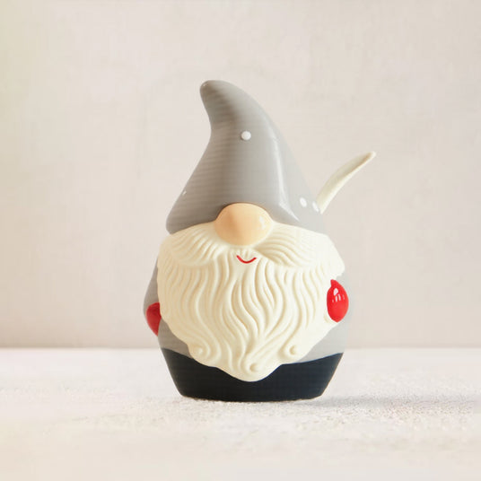 Santa Claus Ceramic Spice Jar, Seasoning Container with Spoons Lids 081104