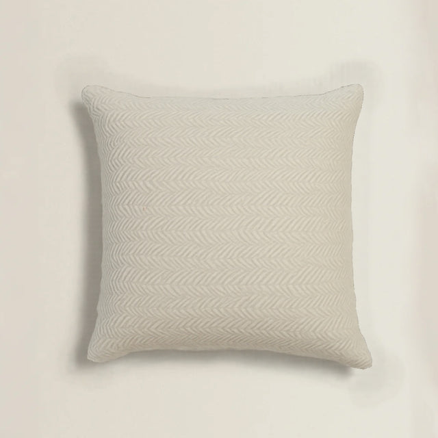 Single Sided Rabbit Fur Plush Solid Color Woven Texture Home Decor Pillow