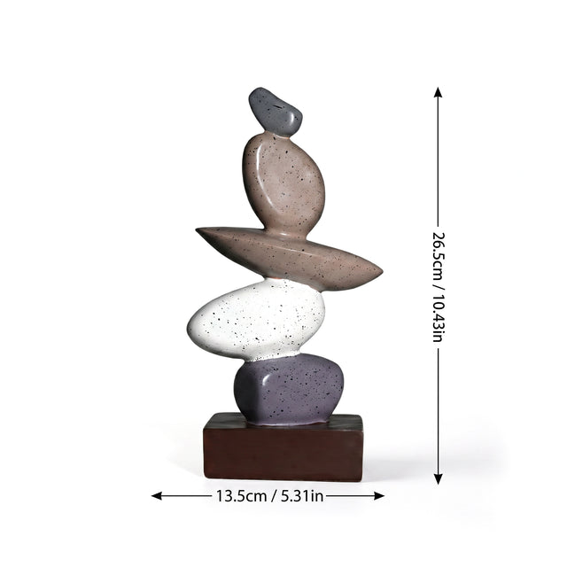 Speckled Stone Resin Decor With Size
