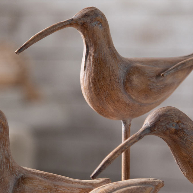 Tabletop Bird Statue Decorative Ornament details