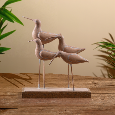 Tabletop Bird Statue Decorative Ornament on the table