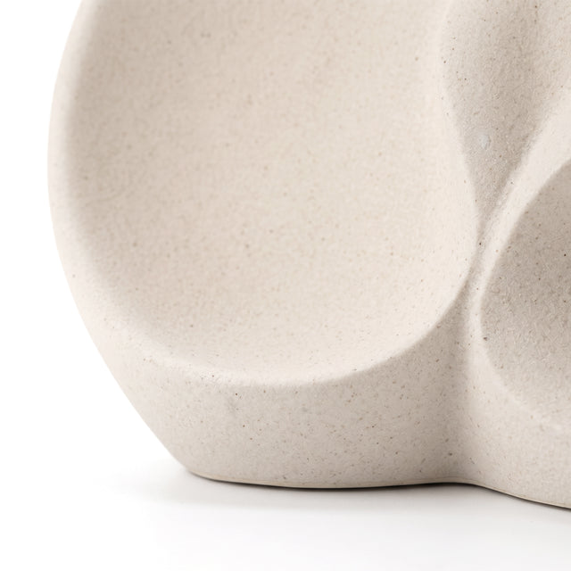 Textured Ceramic Surface Close Up