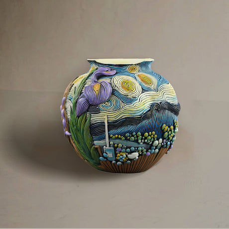 Van-Gogh-starry-night-Inspired-artistic-vase-0613