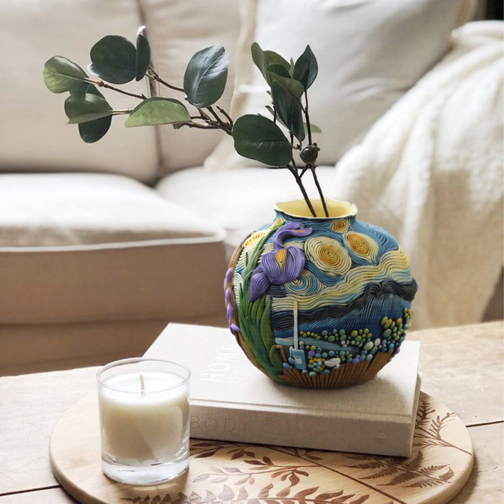 Van-Gogh-starry-night-Inspired-artistic-vase-scene-0613