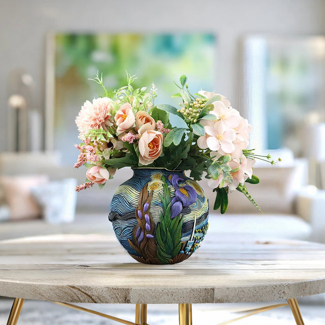 Van-Gogh-starry-night-Inspired-artistic-vase-scene-06133