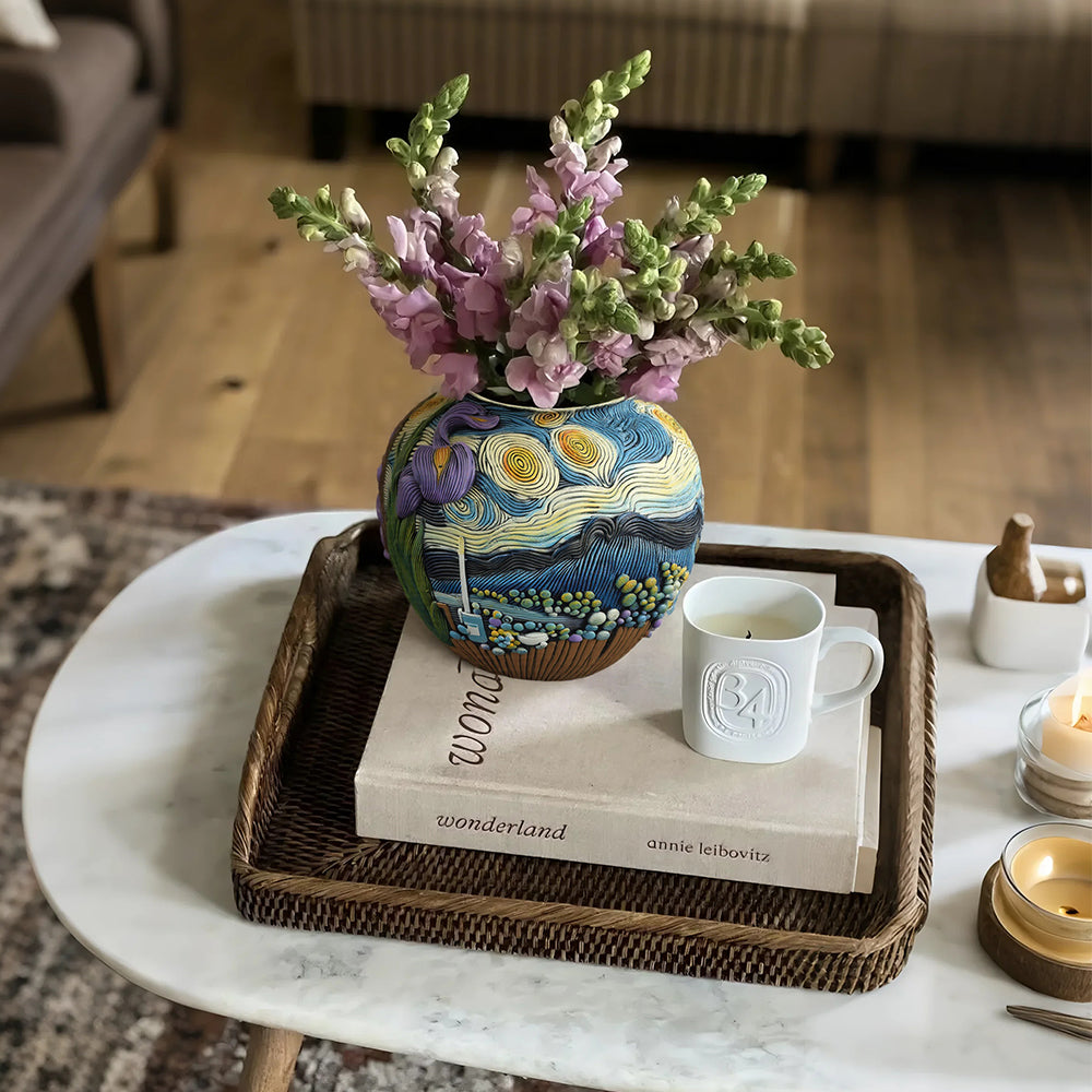 Van-Gogh-starry-night-Inspired-artistic-vase-scene-06134