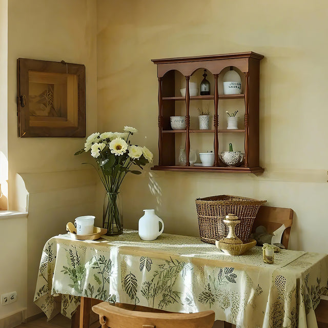 Wood Freestanding Display Shelf on wall