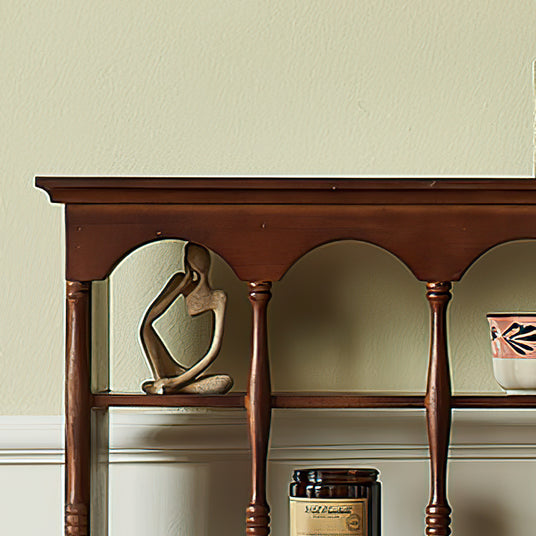 Wood Freestanding Display Shelf details