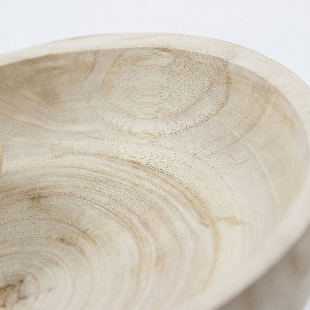 Wood Grain And Rings Inside Bowl