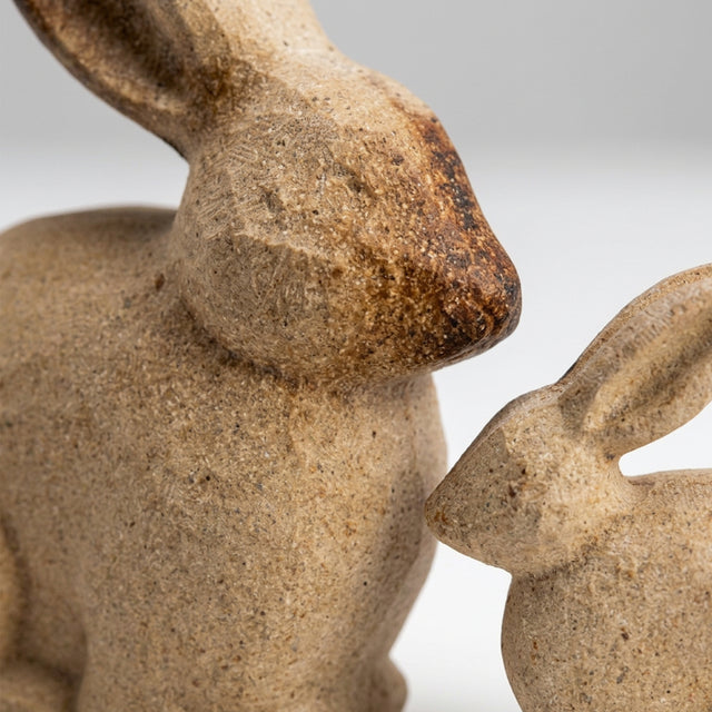 Wooden Bunny Head And Ear Detail