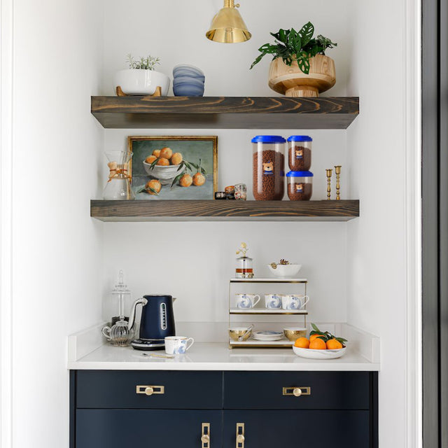 airtight stackable bear pattern storage jars on shelve