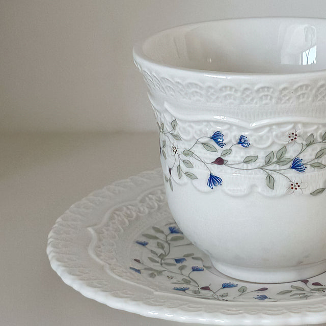 antique-French-tea-cup-and-saucer-set-3D-floral-raised-design-close-up-0710