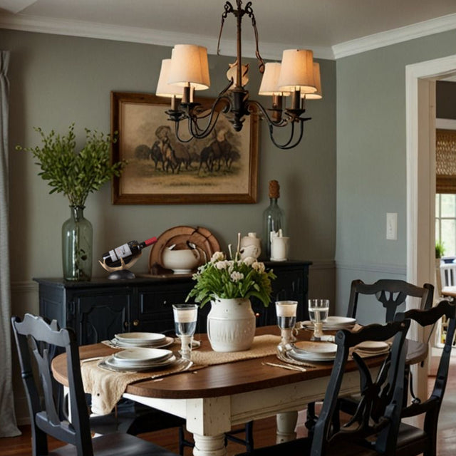 antler shaped resin decorative wine rack on the table