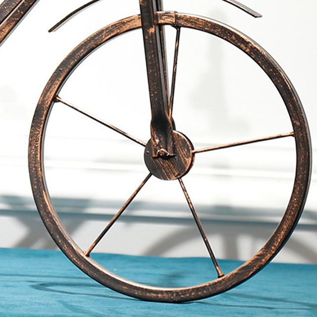 bicycle shaped wine rack details