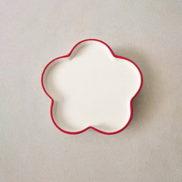blossom-shaped serving tray