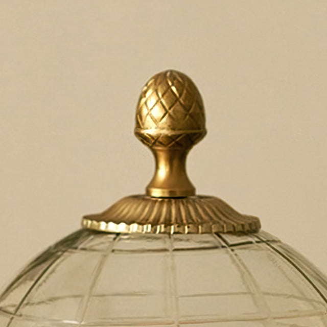 brass cake stand details