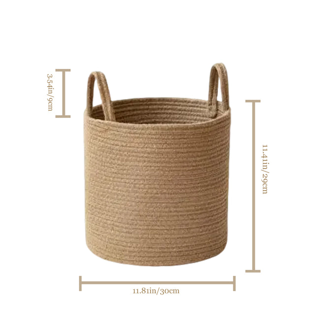 brown laundry bakset size chart