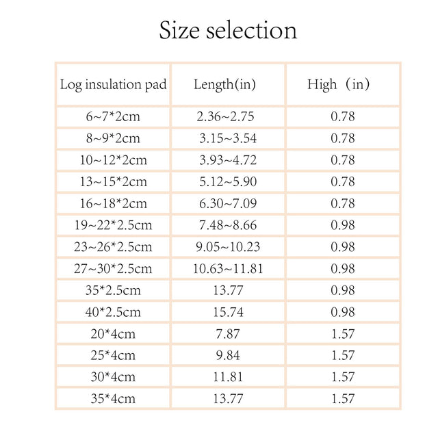 brown wood coaster size chart of 14 kinds