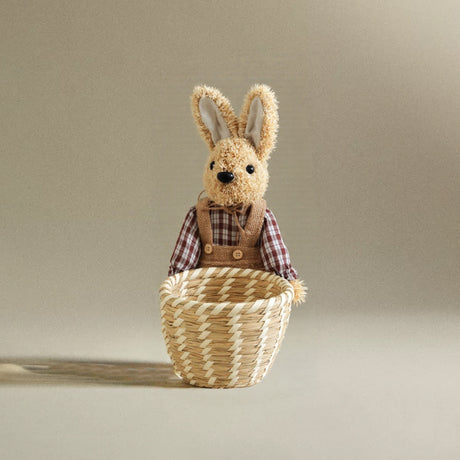 bunny woven basket