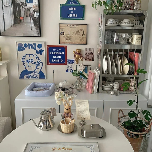 bunny woven basket for item storage