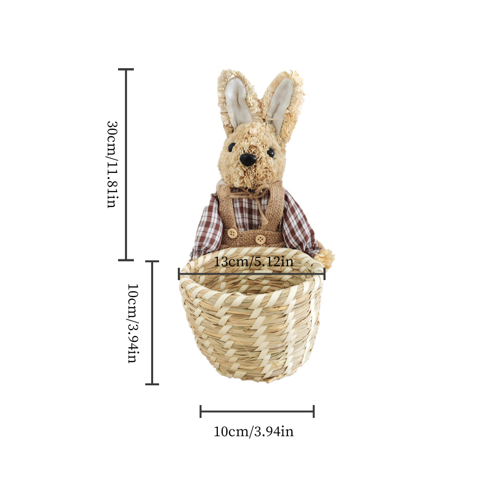 bunny woven basket size chart