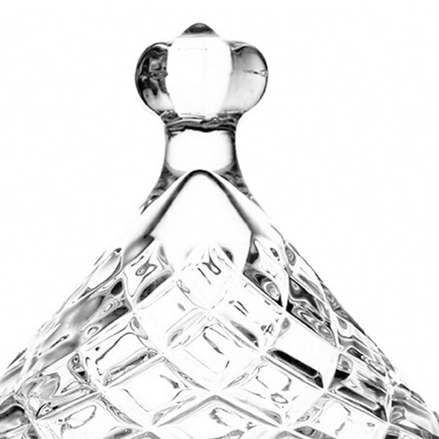 cake plate with conical lid details