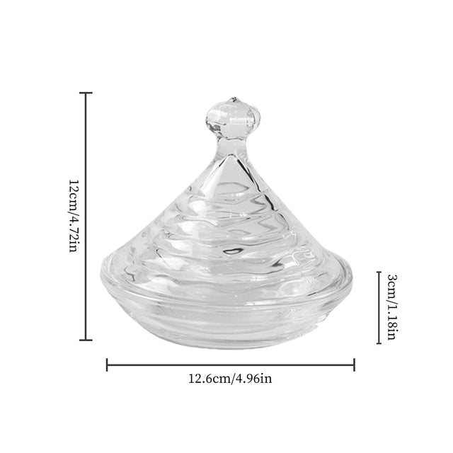 cake plate with conical lid size chart