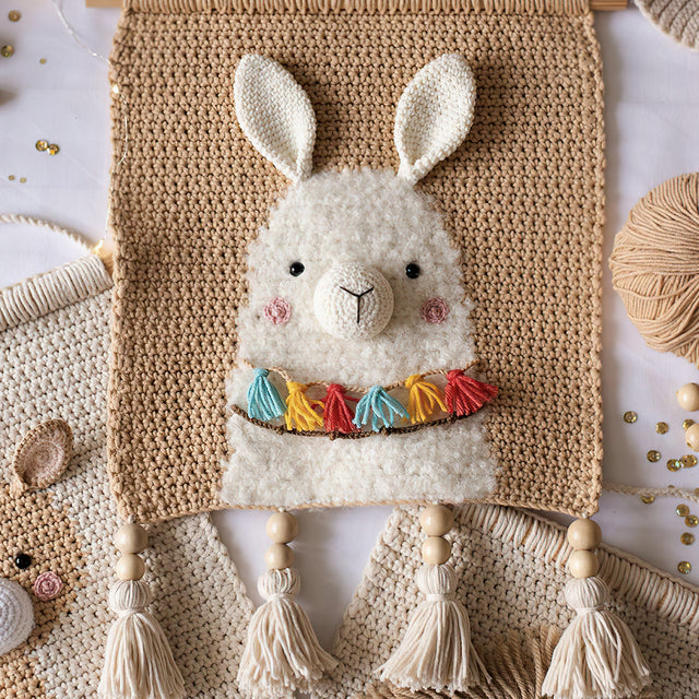 cartoon animal wall hanging lamb