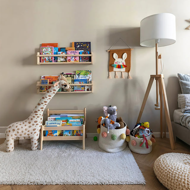 cartoon animal wall hanging on the wall