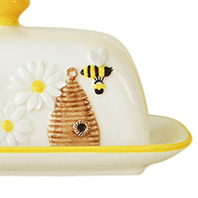 ceramic-bee-garden-themed-butter-dish-with-cover-close-up-0607