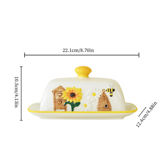 ceramic-bee-garden-themed-butter-dish-with-cover-size-0607