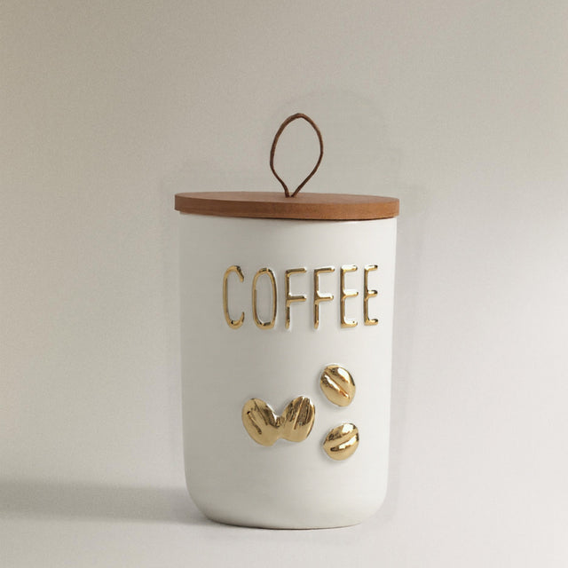 ceramic canister jar coffee with airtight lid