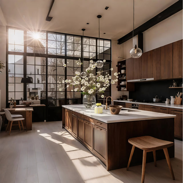 ceramic cookie jar on the kitchen island