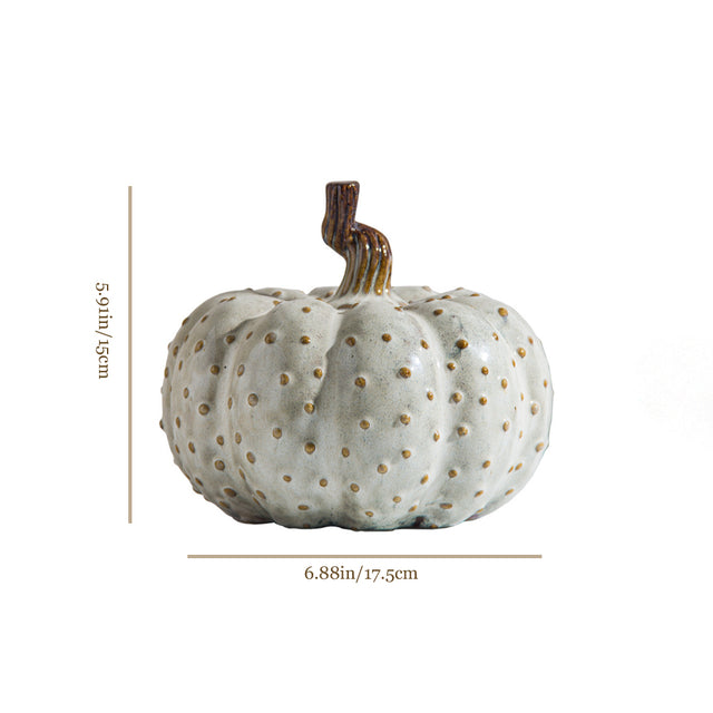 ceramic decorative pumpkin halloween home decor size chart
