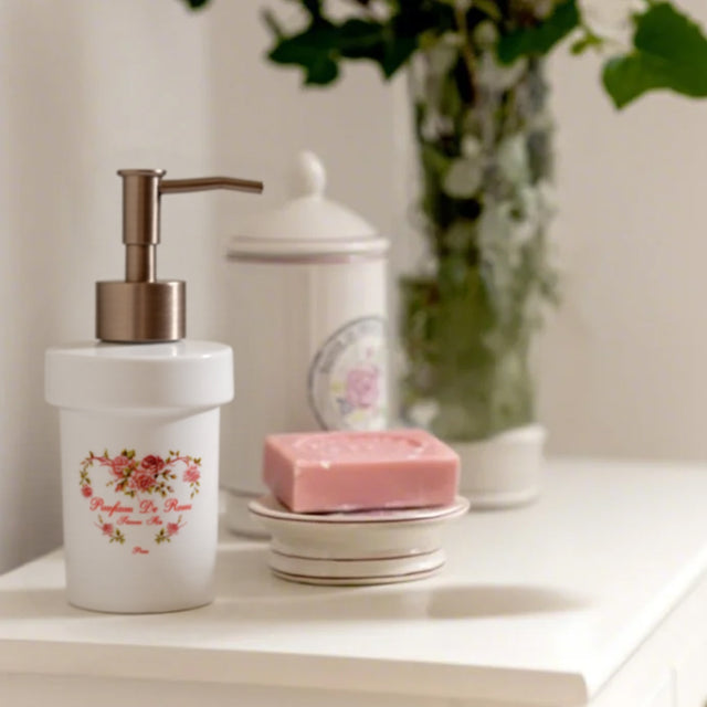 ceramic dispenser bottle details