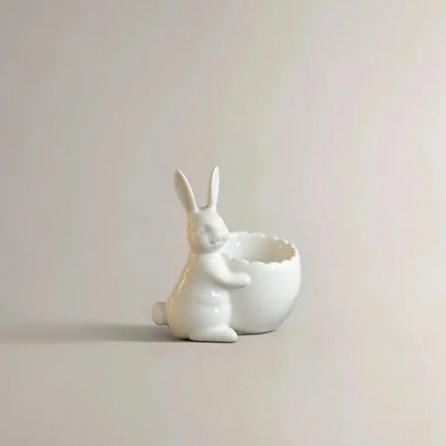 ceramic easter bunny bowl