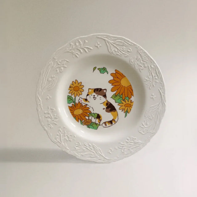 ceramic-trim-edged-cat-pattern-dessert-plate-product-071503
