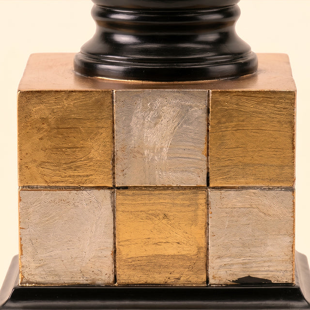 checkered base texture close up detail