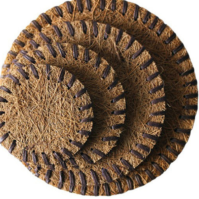 coconut fiber bristle coir heat-resistant placemat details