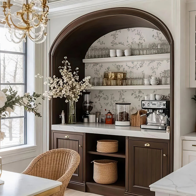 coffee grinder in dining room