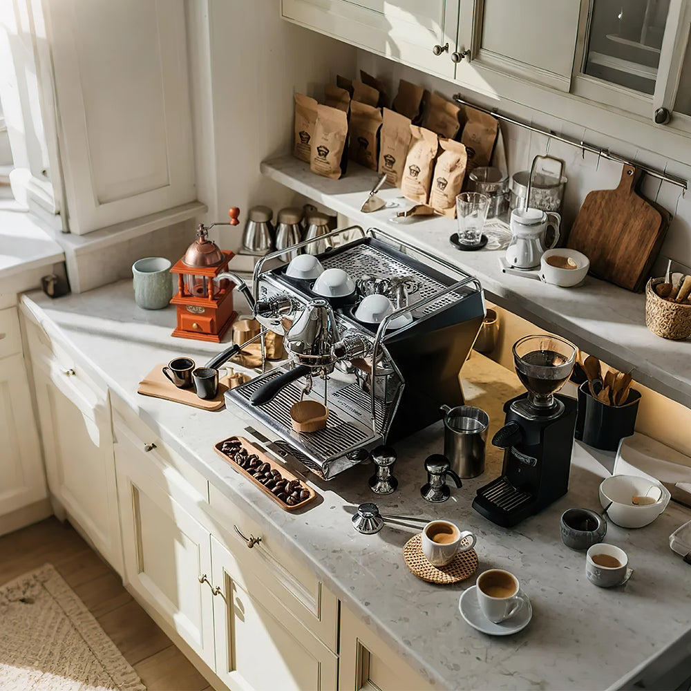 coffee grinder in kitchen