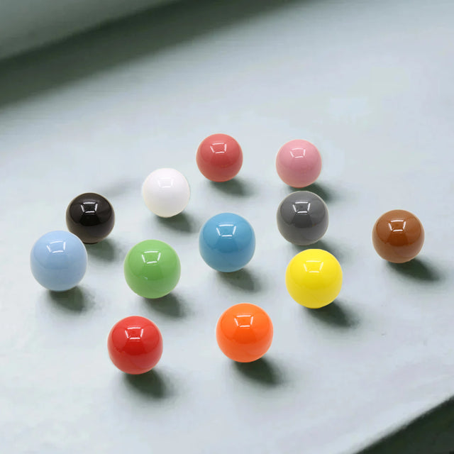 colorful ceramic handles