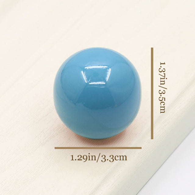 colorful ceramic handles blue