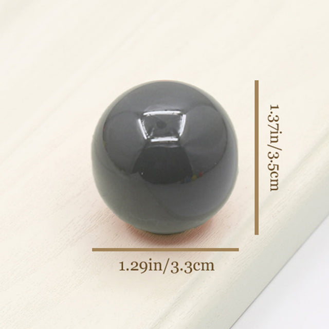 colorful ceramic handles gray