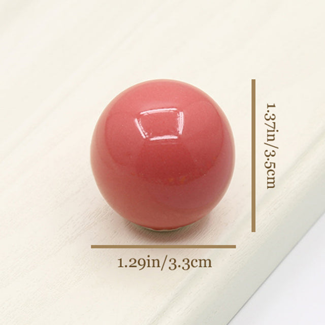 colorful ceramic handles pink