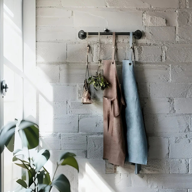 cotton linen waterproof apron hanging